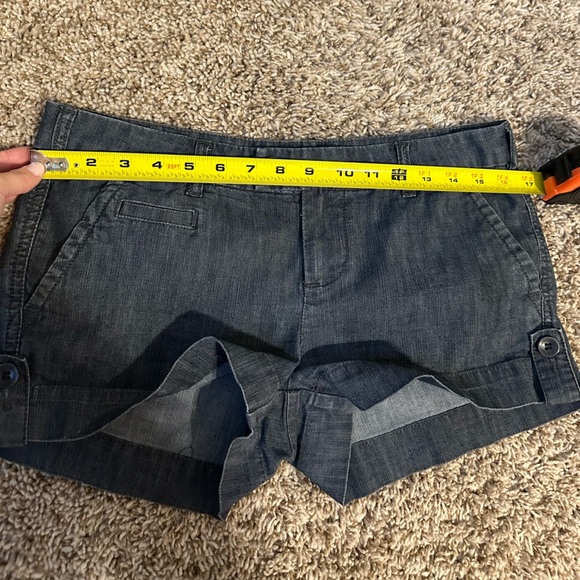 Vintage Y2K Forever 21‎ Dark Blue Shortie Shorts - size 28 - Picture 6 of 6